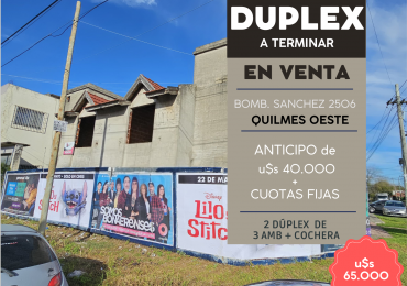 Duplex en Quilmes Oeste